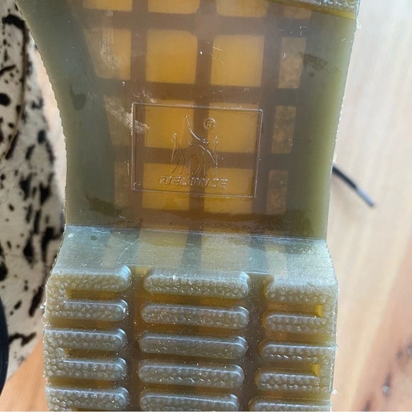 Belonce Combat Boots Women’s 6.5 Cow Print Hairon Grunge Funky Grunge Western - Picture 8 of 10